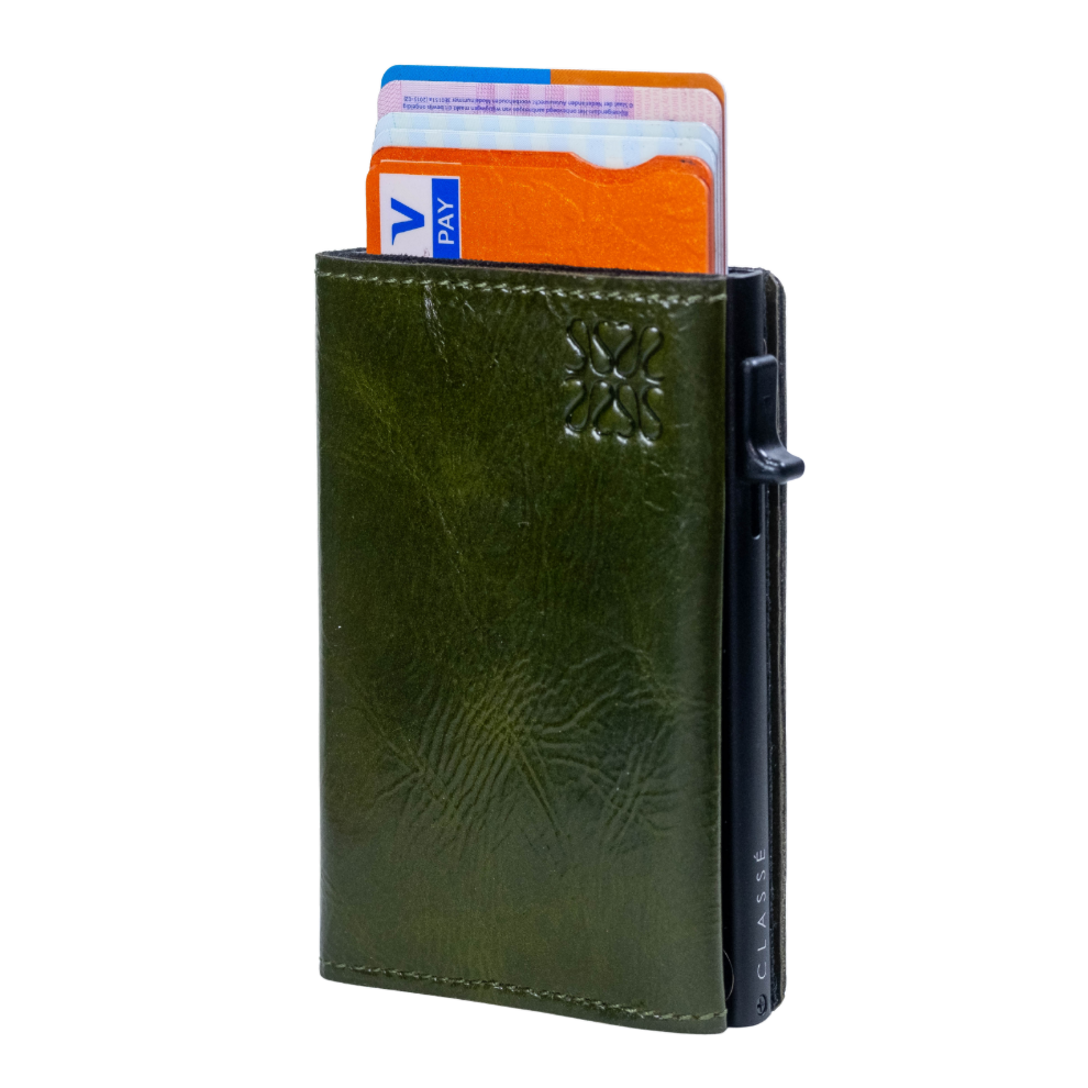 Leather Wallet, cartera verde, cartera negro, cartera de cuero, cartera de piel, secrid, cartera de popup, cartera de lujo, billetera de lujo, tarjetero, cartera con bolso de moneda
