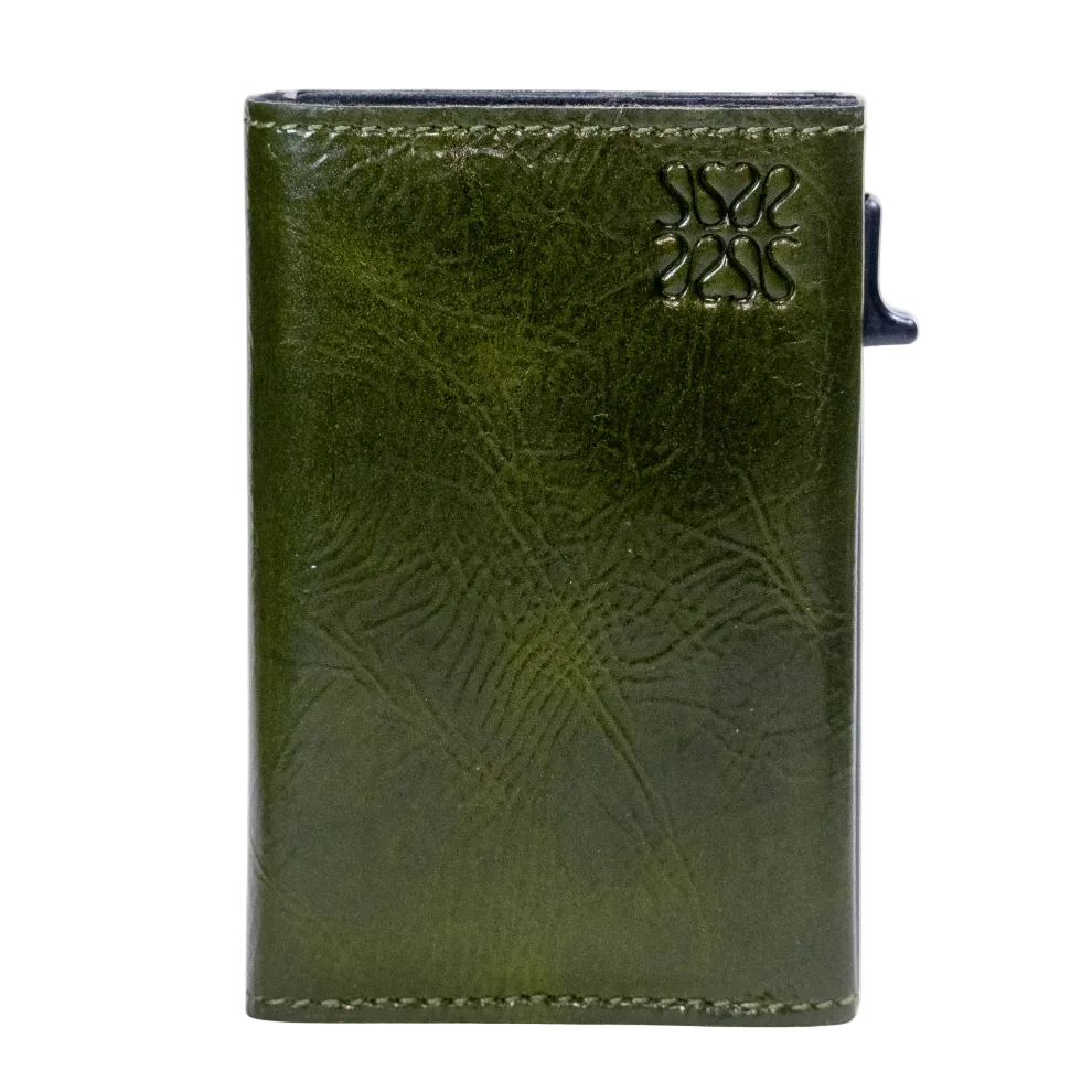 Leather Wallet, cartera verde, cartera negro, cartera de cuero, cartera de piel, secrid, cartera de popup, cartera de lujo, billetera de lujo, tarjetero, cartera con bolso de moneda