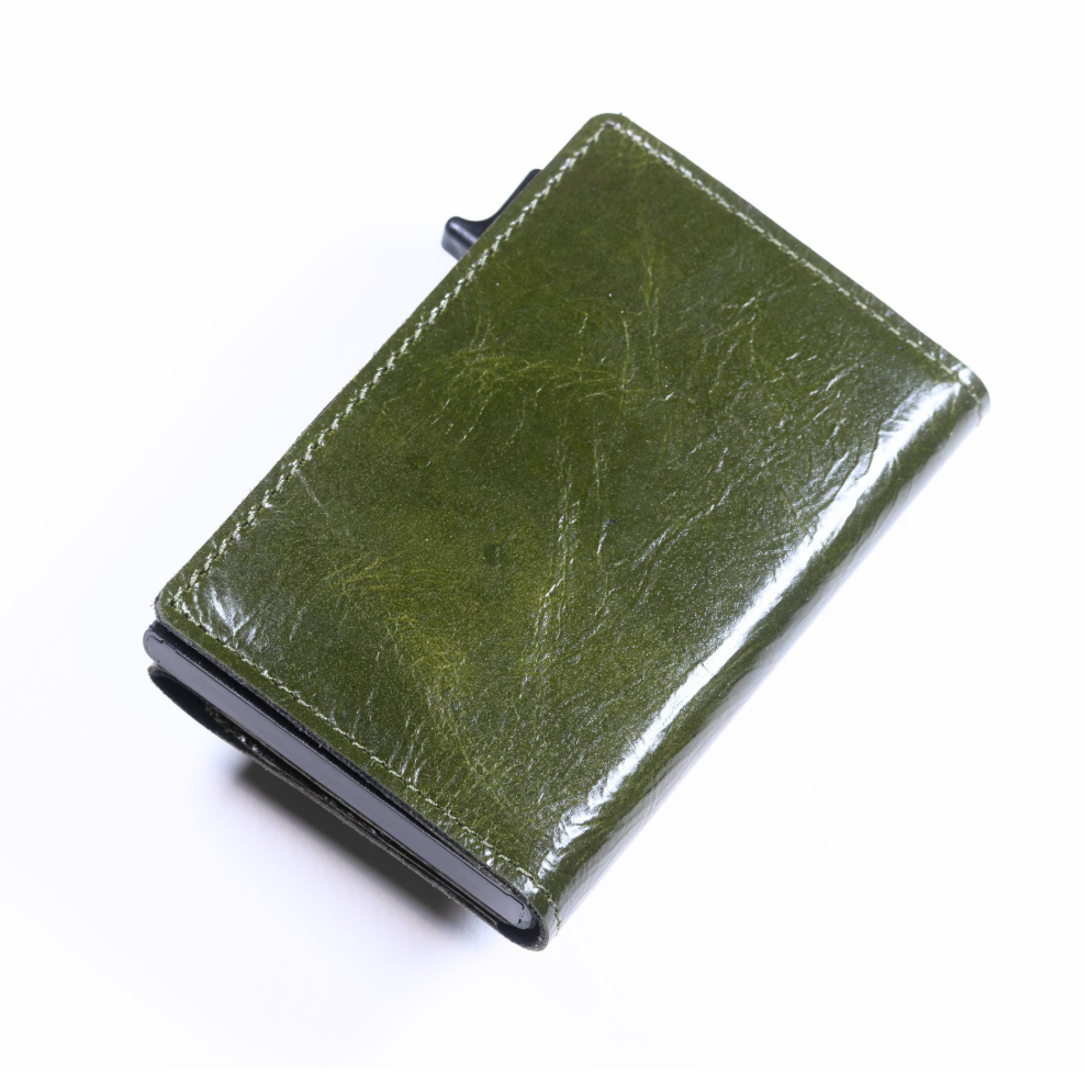 Leather Wallet, cartera verde, cartera negro, cartera de cuero, cartera de piel, secrid, cartera de popup, cartera de lujo, billetera de lujo, tarjetero, cartera con bolso de moneda