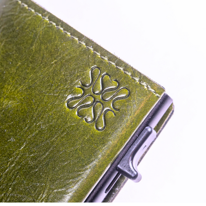 Leather Wallet, cartera verde, cartera negro, cartera de cuero, cartera de piel, secrid, cartera de popup, cartera de lujo, billetera de lujo, tarjetero, cartera con bolso de moneda